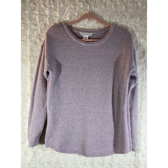 Workshop Sweaters - WORKSHOP REPUBLIC CLOTHING SZ S Cotton/Acrylic lavender pull over sweater